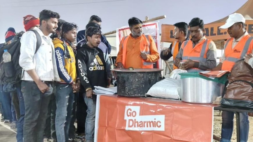 Go Dharmic’s Annadan Seva at Kumbh Mela: Feeding Thousands Daily