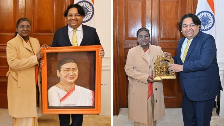 Dr. Basant Goel Receives Prestigious Honour in an Exclusive Meeting with President Droupadi Murmu