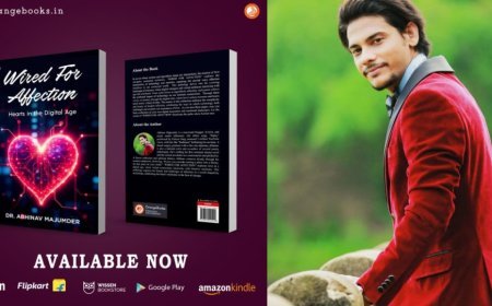 Dr. Abhinav Majumder’s Wired for Affection – A Poetic Masterpiece That Redefines Love in the Digital Age