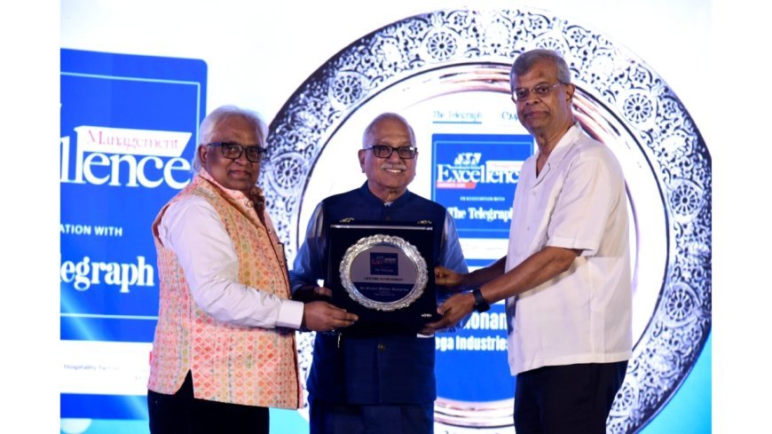Mr. Madan Mohan Mohanka Honoured with Lifetime Achievement Award at CMA Management Excellence Awards 2025