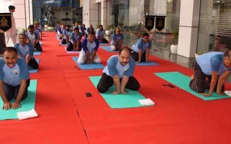 Work & Wellness: NCRB Advocates Yoga for a Balanced Life