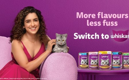 WHISKAS Brand Teams Up with Sanya Malhotra to Spotlight WHISKAS Wet Cat Food; Speaks to India's Fussy Cats in its Latest Campaign