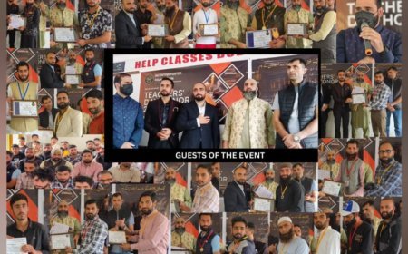 INCENTIVE FOSTER FOUNDATION honors the teachers of the Kashmir Valley